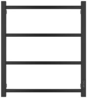 Полотенцесушитель электрический Стилье Формат 26 600х500 правый Матовый чёрный арт-31526-6050 — фото 1, Электрические полотенцесушители