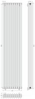Отопительный радиатор Сунержа Эстет-11 1800х405 9 секций Белый арт-12-0302-1809 — фото 3, Радиаторы отопления