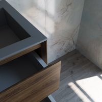 База под раковину Luka 600 подвесная, 2 выкатных ящика soft-close, С.Oak арт-VMC-2L600CO — фото 12, Тумбы под раковину