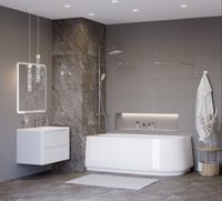 Акриловая ванна угловая левосторонняя CEZARES арт-CZR-LUX-CORNER-165-80-58-L — фото 3, Акриловые ванны