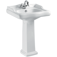 OLD ITALY Колонна тюльпана, белая керамика VR.OLD-3193.BI — фото 1, Консоли для раковины