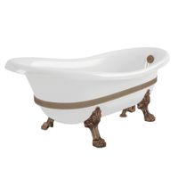 Товар: BELLA DECOR Ванна 170x81xH74 см. на лапах "LEONE" STANDART, белая ,слив/перелив бронза 26989 - фото 1 BELLA DECOR Ванна 170x81xH74 см. на лапах "LEONE" STANDART, белая ,слив/перелив бронза 26989 — фото 1, Ванны