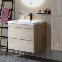 Тумба под раковину Aquanet Нота New 90 дуб светлый 00334199 — фото 15, Тумбы под раковину