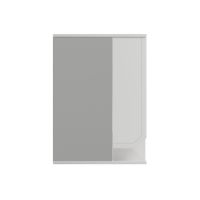 шкаф-зеркало Бета 65 белый арт-MFR80156WT — фото 1, Зеркальные шкафы в ванную