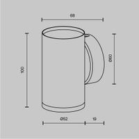 Настенный светильник (бра) Technical C068WL-01B — фото 8, Бра