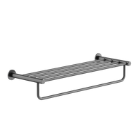 Полка SANCOS Base для полотенец, вороненая сталь, арт. SC9028GG — фото 1, Полки для полотенец
