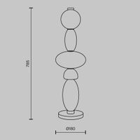 Настольный светильник Maytoni арт-MOD297TL-L24BS3K — фото 8, Настольные лампы