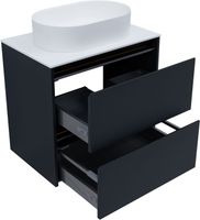 Тумба под раковину Allen Brau Activity 70 1.34003.AM антрацит матовый/черный браш — фото 8, Тумбы под раковину