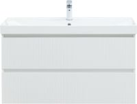 Товар: Тумба с раковиной Aquanet Альтера 100 цв. белый матовый 00340710 - фото 9 Тумба с раковиной Aquanet Альтера 100 цв. белый матовый 00340710 — фото 9, Тумбы с раковиной