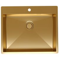 Товар: Кухонная мойка Reflexion Iseo RX2250GD брашированное золото - фото 290 Кухонная мойка Reflexion Iseo RX2250GD брашированное золото — фото 290, Кухонные мойки