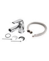 OneLife смеситель для раковины однорычажный полимерный, хром арт-P02-021cr — фото 5, Смесители для раковины