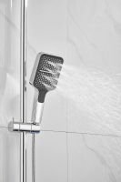 Душевая система с тропическим душем и смесителем BELZ, хром, арт-B24658 — фото 4, Душевые стойки