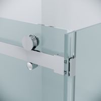 Душевое ограждение Grossman Classic 100.K33.04.110.10.00-200.K33.04.100.10.00 (110х100х195) раздвижная,хром,стекло прозрачное,2 места арт-120.K33.04.1110.10.00 — фото 6, Прямоугольные душевые уголки