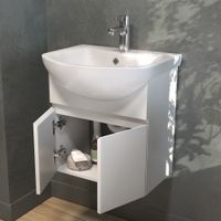 Товар: Тумба под раковину VIGO Wing 50 подвесная белый (tp.WIN.BAL.50.2D белый) - фото 3 Тумба под раковину VIGO Wing 50 подвесная белый (tp.WIN.BAL.50.2D белый) — фото 3, Тумбы под раковину