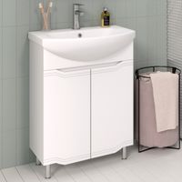 Тумба напольная Viktoria 60 с умывальником Элеганс 60 /AQUA DE MARCO 5060CVIC — фото 1, Тумбы с раковиной