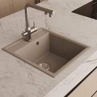 Товар: Кухонная мойка ABBER Quarz песочный арт-AQ2901S - фото 2 Кухонная мойка ABBER Quarz песочный арт-AQ2901S — фото 2, Кухонные мойки