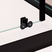 Душевой уголок RGW PA-245B 90x100, прямоугольный, профиль черный, стекло прозрачное/6 мм, арт-410824590-14 — фото 5, Прямоугольные душевые уголки