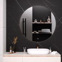 Зеркало с LED-подсветкой MILAN (120) круглое /AQUA DE MARCO MIL120 — фото 3, Зеркала в ванную комнату