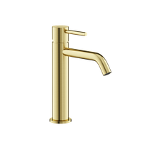 Смеситель для раковины SANCOS Etna, однорычажный, брашированное золото, PVD покрытие, SC9003BG — фото 1, Смесители для раковины