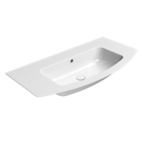 раковина подвесная/встраиваемая PURA 102x52 белый арт-8825111 — фото 2, Раковины подвесные