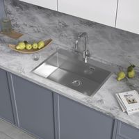 Товар: Кухонная мойка Reflexion Iseo RX2250GD брашированное золото - фото 328 Кухонная мойка Reflexion Iseo RX2250GD брашированное золото — фото 328, Кухонные мойки