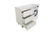 Комплект мебели Dallas Luxe 1150х482 левосторонний напольный 3 ящика (ШхГхВ) 498х476х860 ФР-00002300 — фото 1, Комплекты мебели для ванной