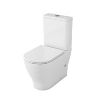 Бачок унитаза-компакта OWL Tid Cirkel-G, двойной слив 3\6л, арматура WDI арт-OWLT190702/2 — фото 2, Напольные унитазы