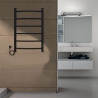 Полотенцесушитель электрический AZARIO VERONA 500/800 6 секций, диммер слева, черный арт-AZ04758B — фото 4, Электрические полотенцесушители