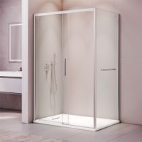 Душевой уголок RGW LE-41-1 (LE-12 + Z-060-2) 1800x1000, профиль хром, стекло прозрачное, арт-341241180-011 — фото 3, Прямоугольные душевые уголки