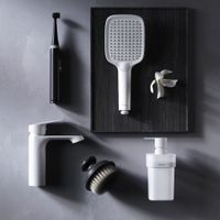 F8F02133 Func, смеситель для умывальника, белый — фото 1, Смесители для раковины