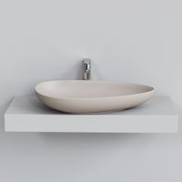 Раковина Ambassador Kingston (580*370*100) БЕЖЕВАЯ МАТОВАЯ арт-146T20401 — фото 5, Раковины накладные