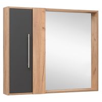 Зеркальный шкаф MELBOURNE 100 /универсальный/дуб/серый/ AQUA DE MARCO 1100GCMEL/V.2.0 — фото 4, Зеркальные шкафы в ванную