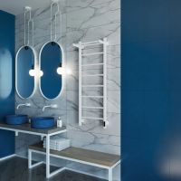 Полотенцесушитель электрический Grota App 430х1200 белый App 430х1200 RAL9016 EL — фото 5, Электрические полотенцесушители