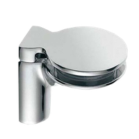 Держатель для стеклянной полочки COLOMBO DESIGN LUNA B01PZ цвет хром — фото 2, Держатели для душа