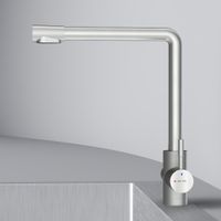 F85B05711 X-Joy S, смеситель для кухни с L-изливом с каналом для питьевой воды, сатин — фото 5, Смесители для кухни