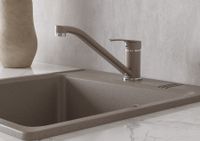 Мойка для кухни Парма 510x470x175 мм, квадратная, серый шелк 1A713032PM250 — фото 5, Кухонные мойки