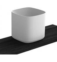 Раковина Scarabeo MOON накладная без перелива без отверстий цвет белый матовый арт-5503 41 — фото 1, Раковины накладные