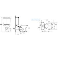 Товар: Унитаз GLOBO PAESTUM напольный для установки бачка цвет белый PA004BI - фото 3 Унитаз GLOBO PAESTUM напольный для установки бачка цвет белый PA004BI — фото 3, Напольные унитазы