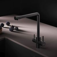 F85B05722 X-Joy S, смеситель для кухни с L-изливом с каналом для питьевой воды, черный — фото 8, Смесители для кухни