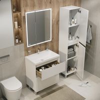 Товар: Тумба напольная "МЕРКАДО-70 см" с 2-я ящ. белая матовая (ум. Classica-70) 107072 - фото 2 Тумба напольная "МЕРКАДО-70 см" с 2-я ящ. белая матовая (ум. Classica-70) 107072 — фото 2, Тумбы под раковину