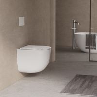 Унитаз ABBER Bequem AC1132TC подвесной белый, безободковый, смыв торнадо, с закрытым дном — фото 3, Подвесные унитазы