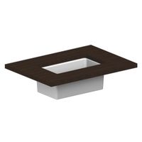 Раковина Scarabeo MIKY встраиваемая снизу без перелива без отверстий цвет белый арт-8089 — фото 1, Раковины встраиваемые снизу