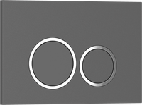 Комплект 3в1 IBERICA BLANCA инсталляция SILENCIO MINI, унитаз BURGOS ALTO белый, кнопка смыва ESTI-O серый матовый (IB.001M.BRA.234.827) — фото 8, Комплекты унитаз + инсталляция