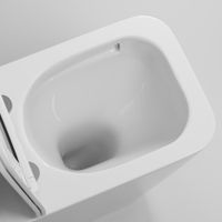 Унитаз напольный Grossman Classic (635х355х830) безободковый,белый с тонкой крышкой,микролифт,смыв торнадо,2 места арт-GR-4445SQ — фото 7, Напольные унитазы