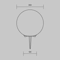 Ландшафтный светильник Outdoor O594FL-01W — фото 4, Уличное освещение