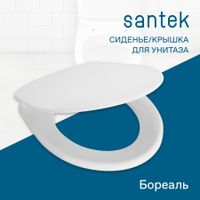 БОРЕАЛЬ Сиденье для унитаза полипропилен СУ66..07.80.САНТЕК арт-1WH301949 — фото 1, Сиденья для унитаза