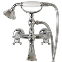 PRESTIGE См-ль д/ванны внешний плоский излив, хром 32448 — фото 2, Смеситель для ванны