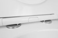 Сет AZARIO инсталляция + унитаз Gloria с быстросъемным сидением микролифт + клавиша черная матовая арт-AZ-8010-1000+AZ-8200-0013+AZ-2003 — фото 7, Комплекты унитаз + инсталляция