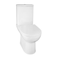 Унитаз-компакт Azario Kano 370х630х800 напольный, безободковый, в комплекте с быстросъемным сиденьем микролифт арт-93590 — фото 1, Напольные унитазы