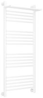 Полотенцесушитель водяной Сунержа Богема с полкой+ 1200х500 Матовый белый арт-30-0223-1250 — фото 4, Водяные полотенцесушители